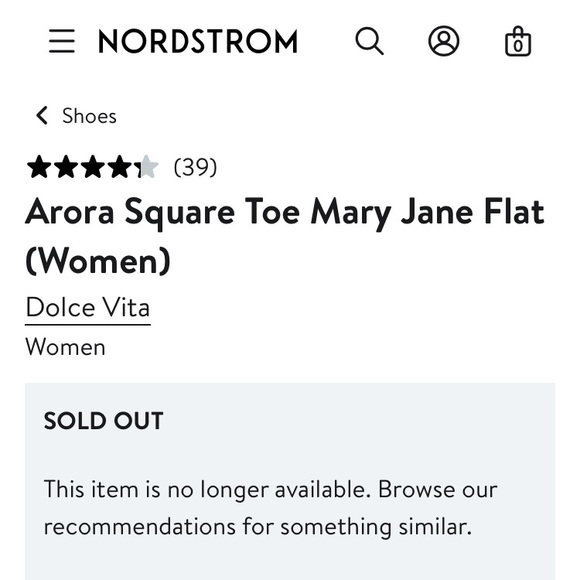 Dolce Vita Arora Square Toe Mary Jane Flat. Size 8 - Picture 13 of 13